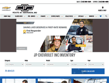 Tablet Screenshot of jpchevrolet.com